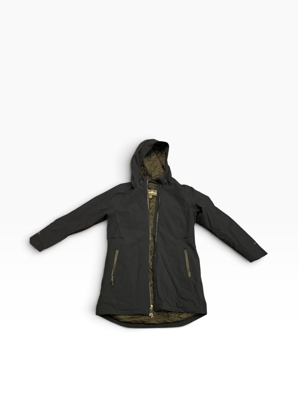 Women's Hooded Parka Jacket - Navy blue